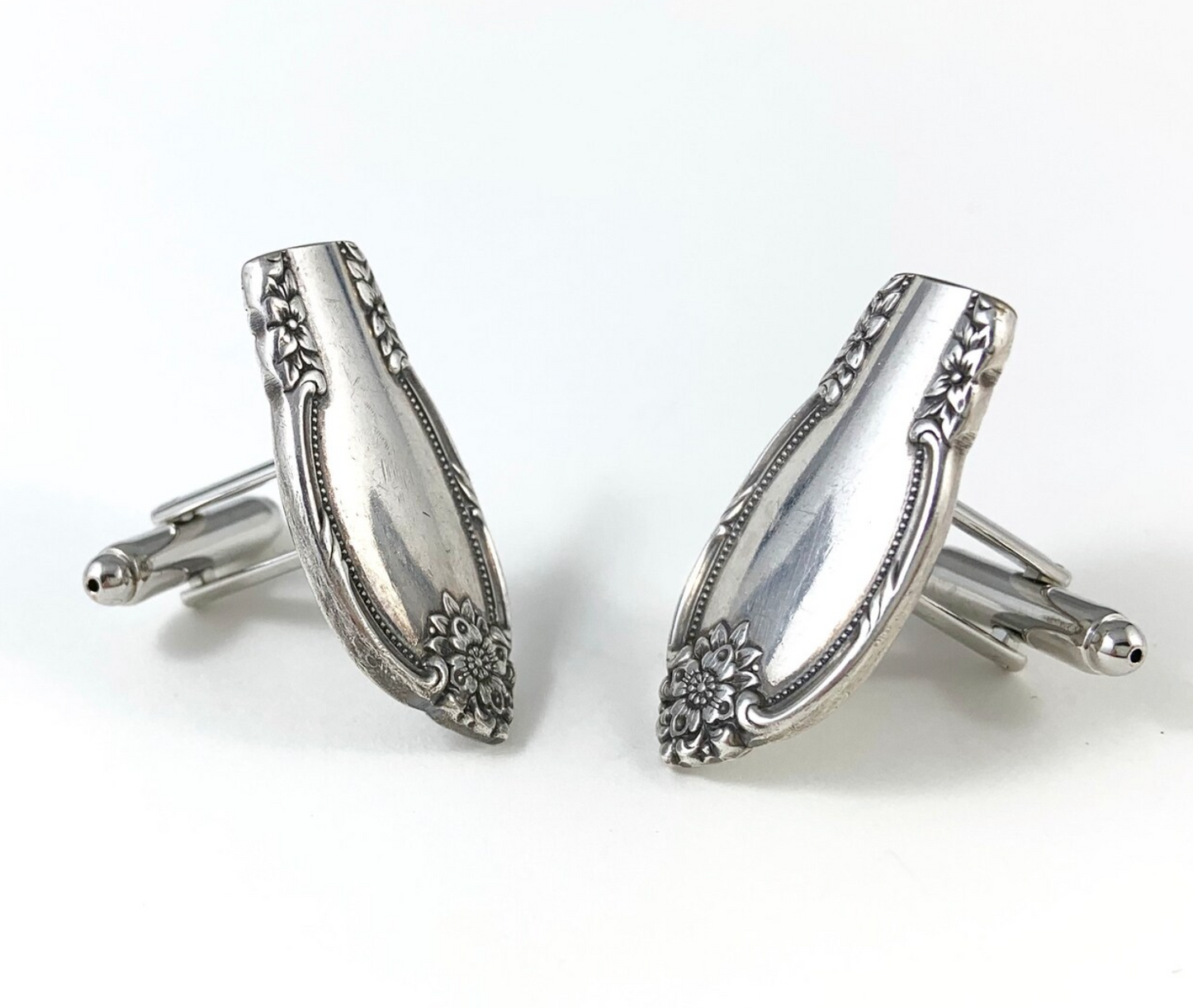 Vintage Silver Spoon Cufflinks