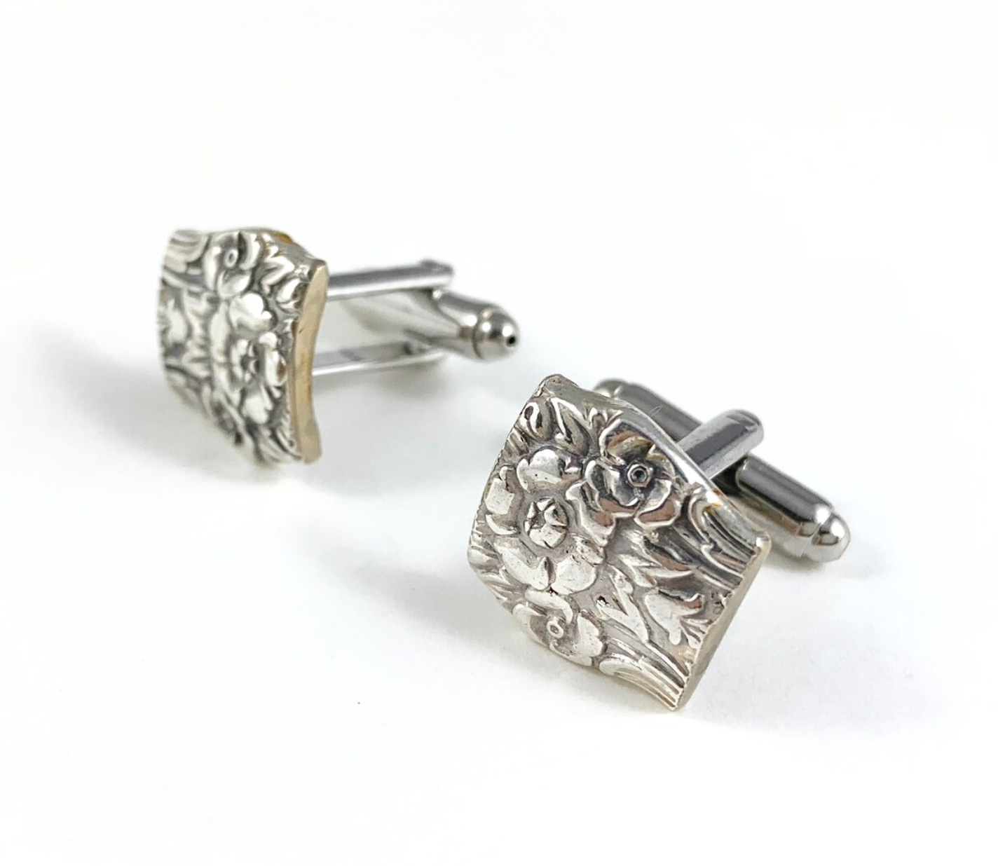 Vintage Silver Spoon Cufflinks