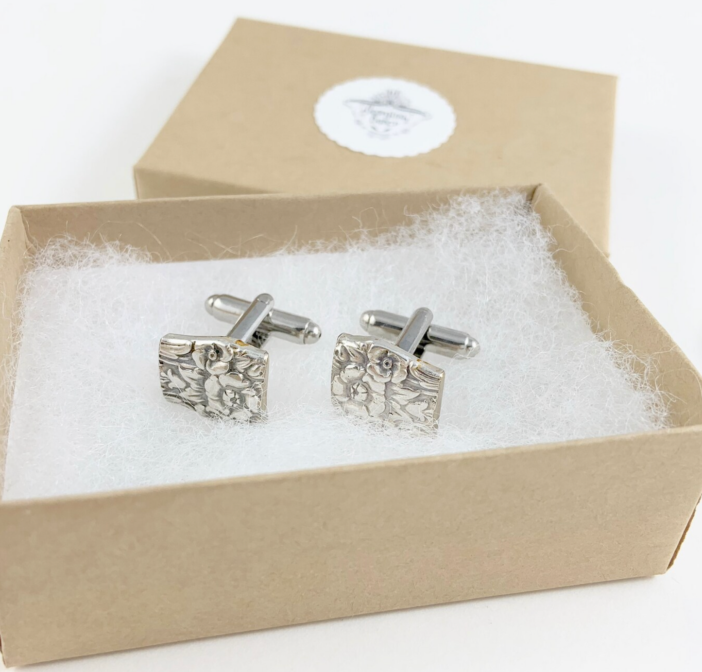 Vintage Silver Spoon Cufflinks