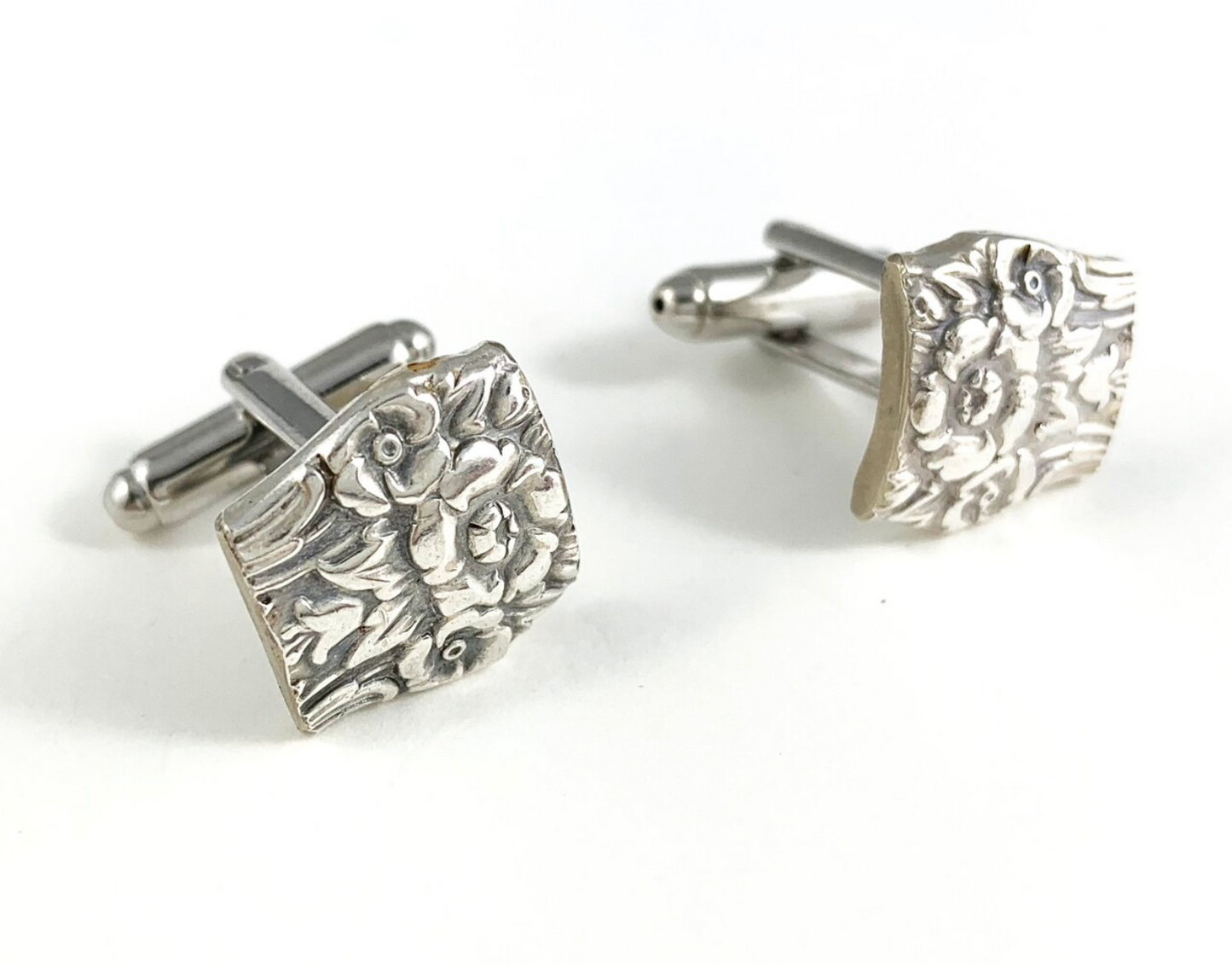 Vintage Silver Spoon Cufflinks