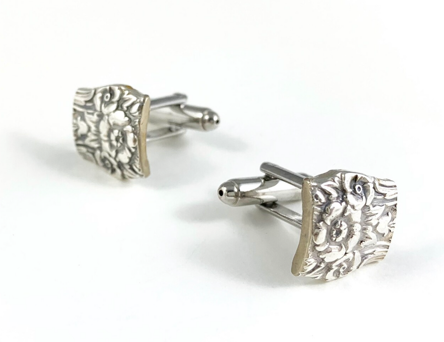 Vintage Silver Spoon Cufflinks