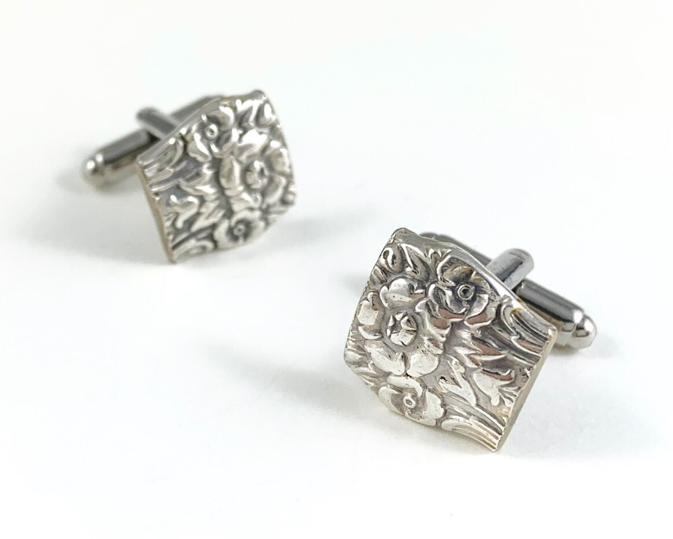 Vintage Silver Spoon Cufflinks