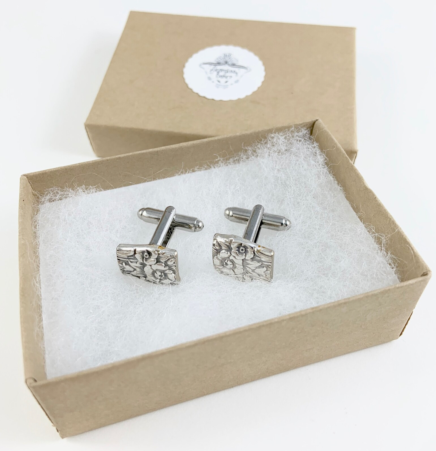 Vintage Silver Spoon Cufflinks