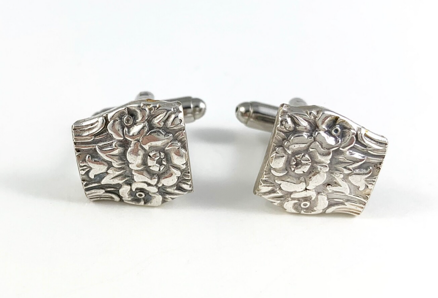 Vintage Silver Spoon Cufflinks
