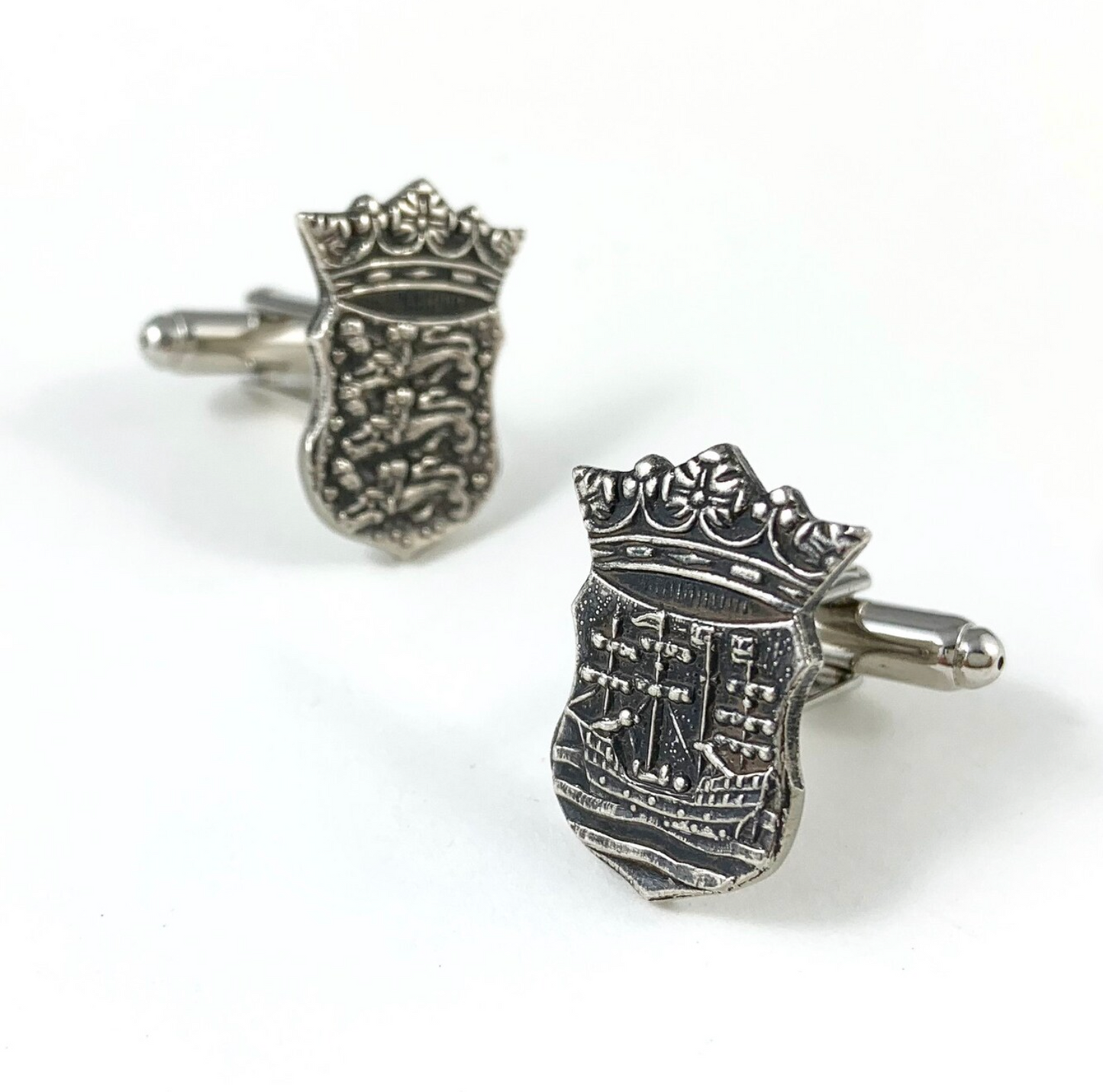 Vintage Silver Nautical Cufflinks