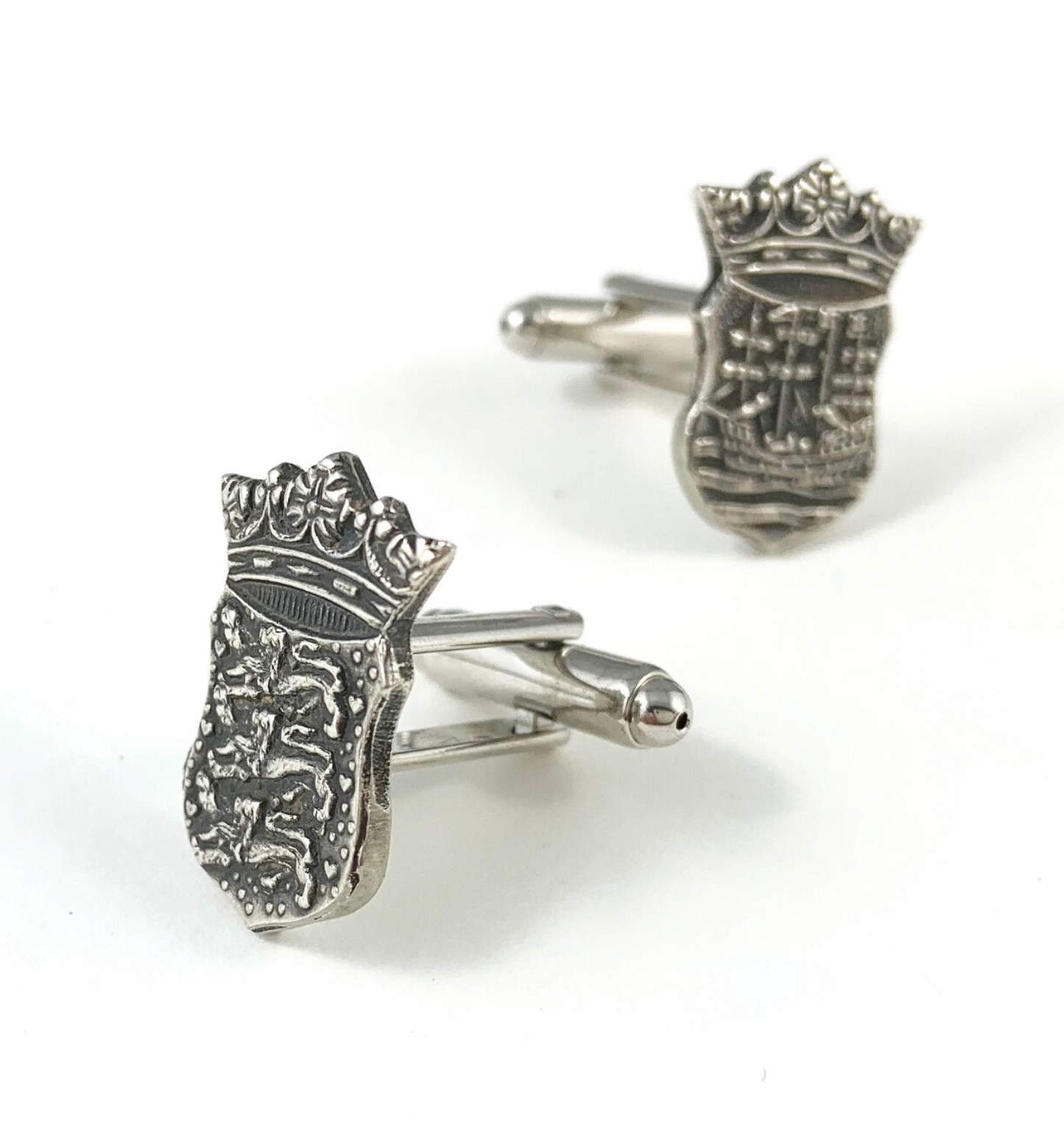 Vintage Silver Nautical Cufflinks