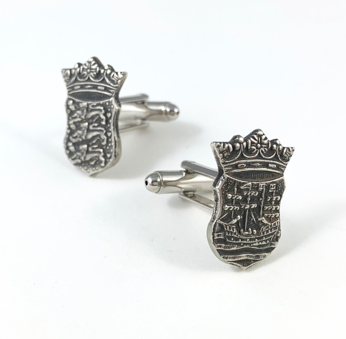 Vintage Silver Nautical Cufflinks