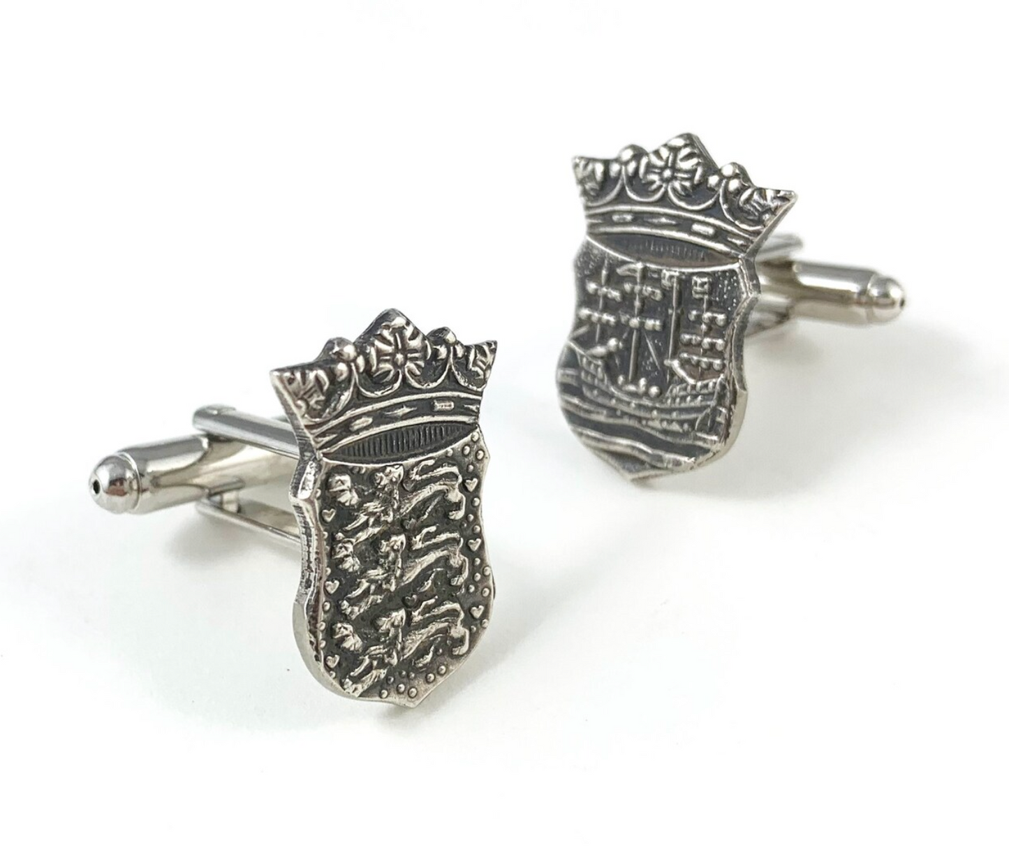 Vintage Silver Nautical Cufflinks