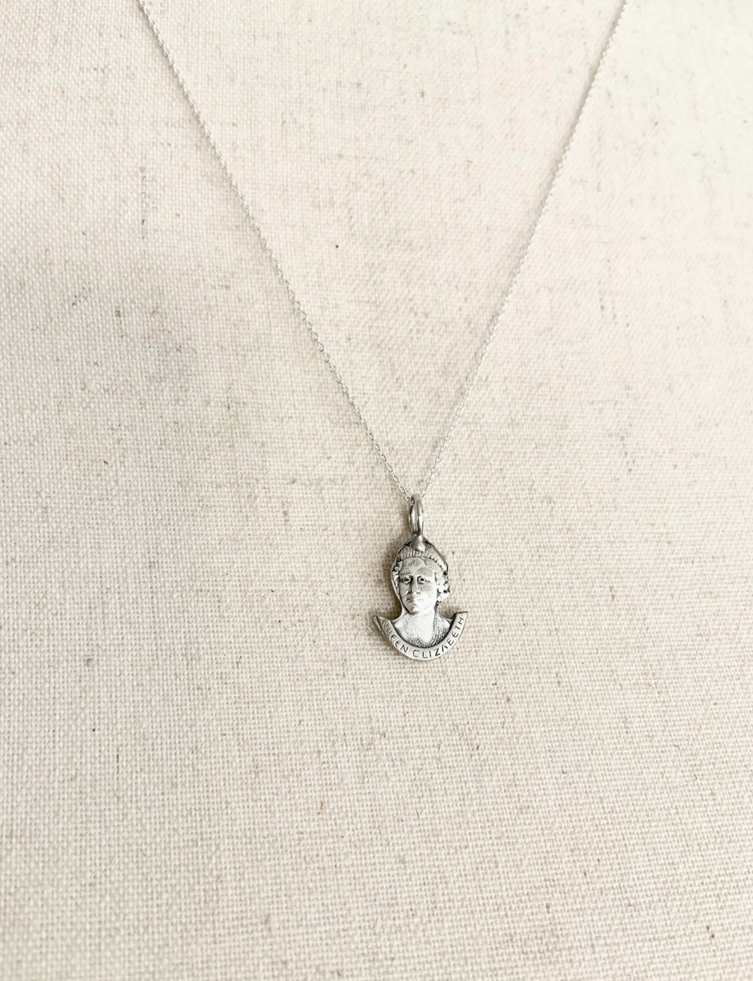 Queen Elizabeth II Charm Necklace