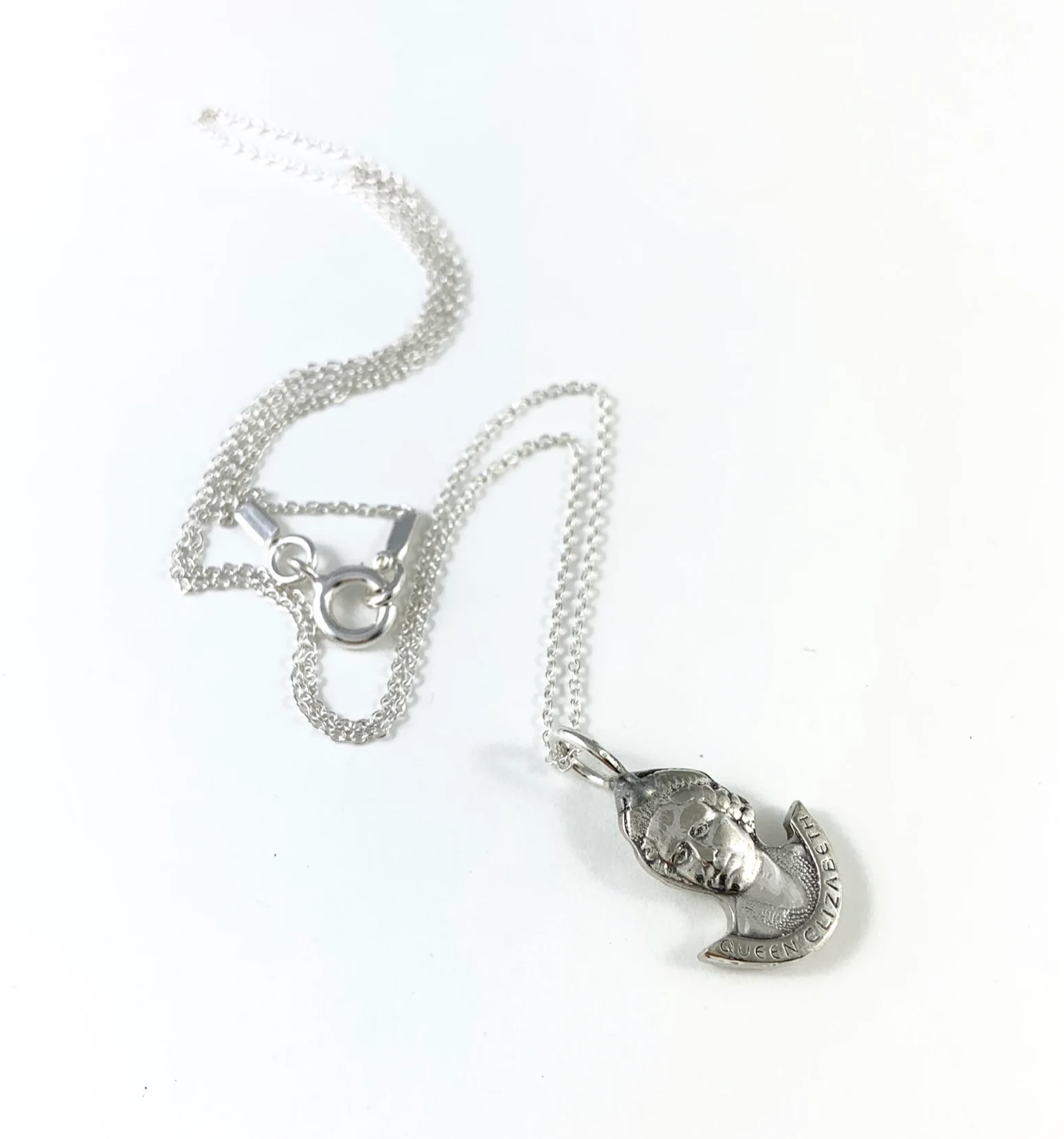 Queen Elizabeth II Charm Necklace