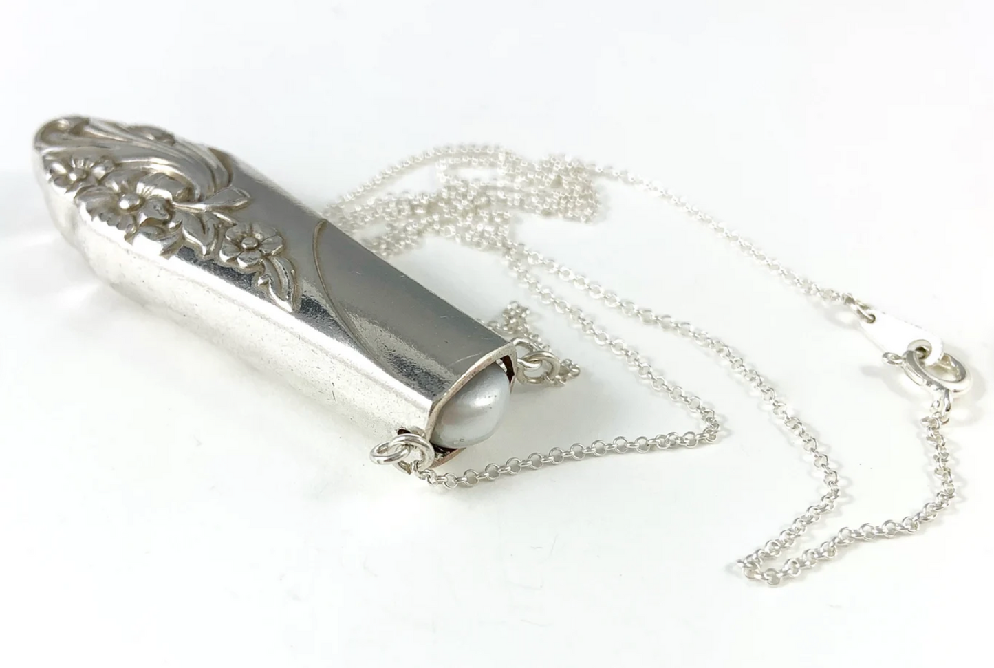 Pearl and Knife Necklace