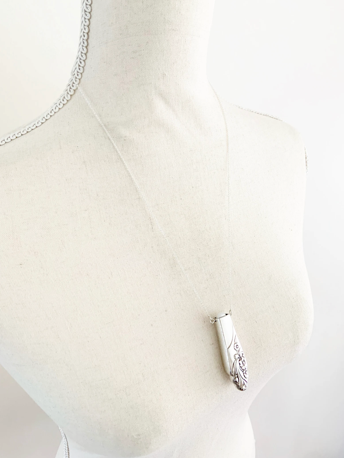 Pearl and Knife Necklace