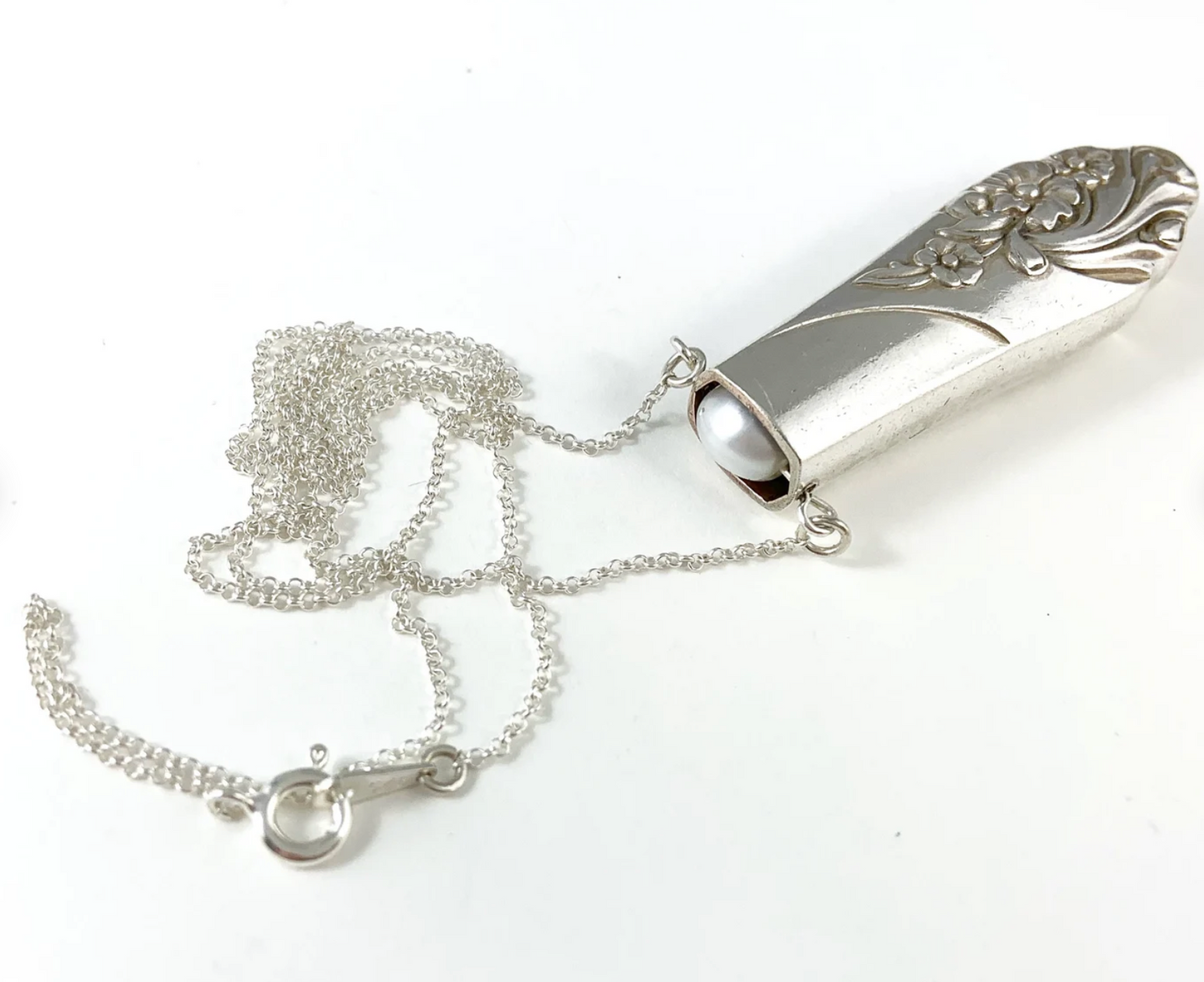 Pearl and Knife Necklace