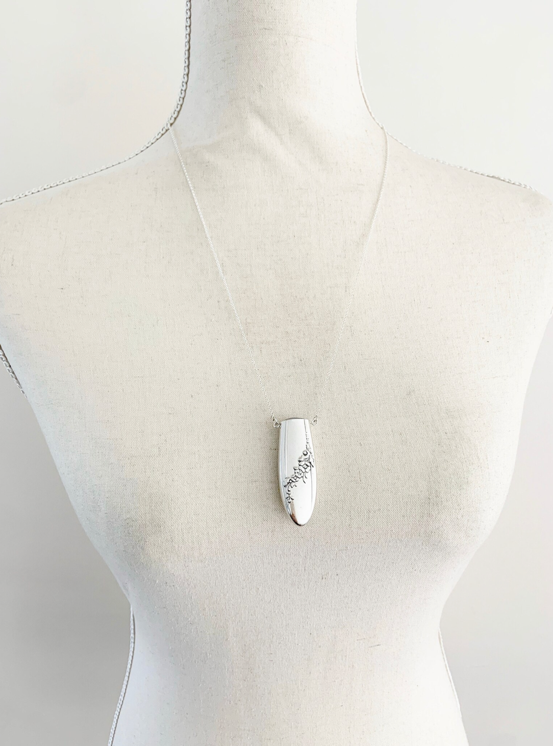 Pearl and Knife Necklace