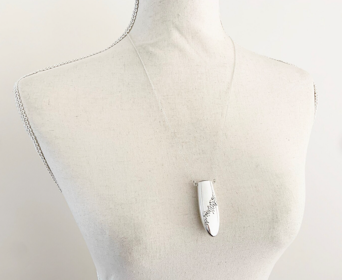 Pearl and Knife Necklace