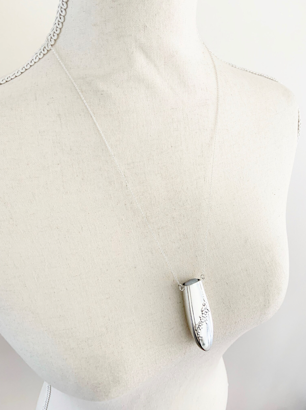 Pearl and Knife Necklace
