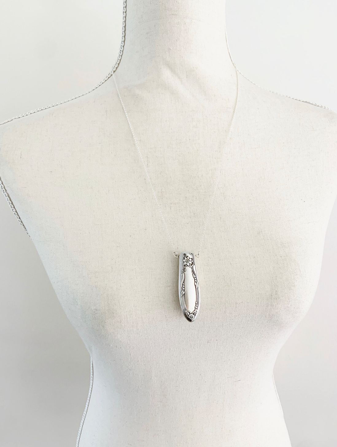 Pearl and Knife Necklace