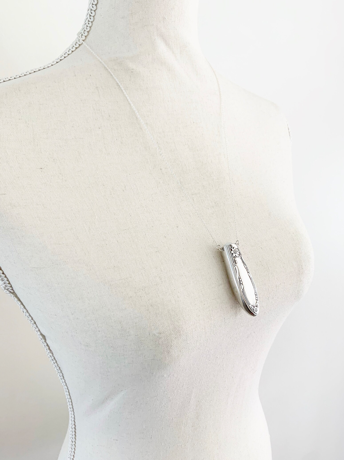 Pearl and Knife Necklace