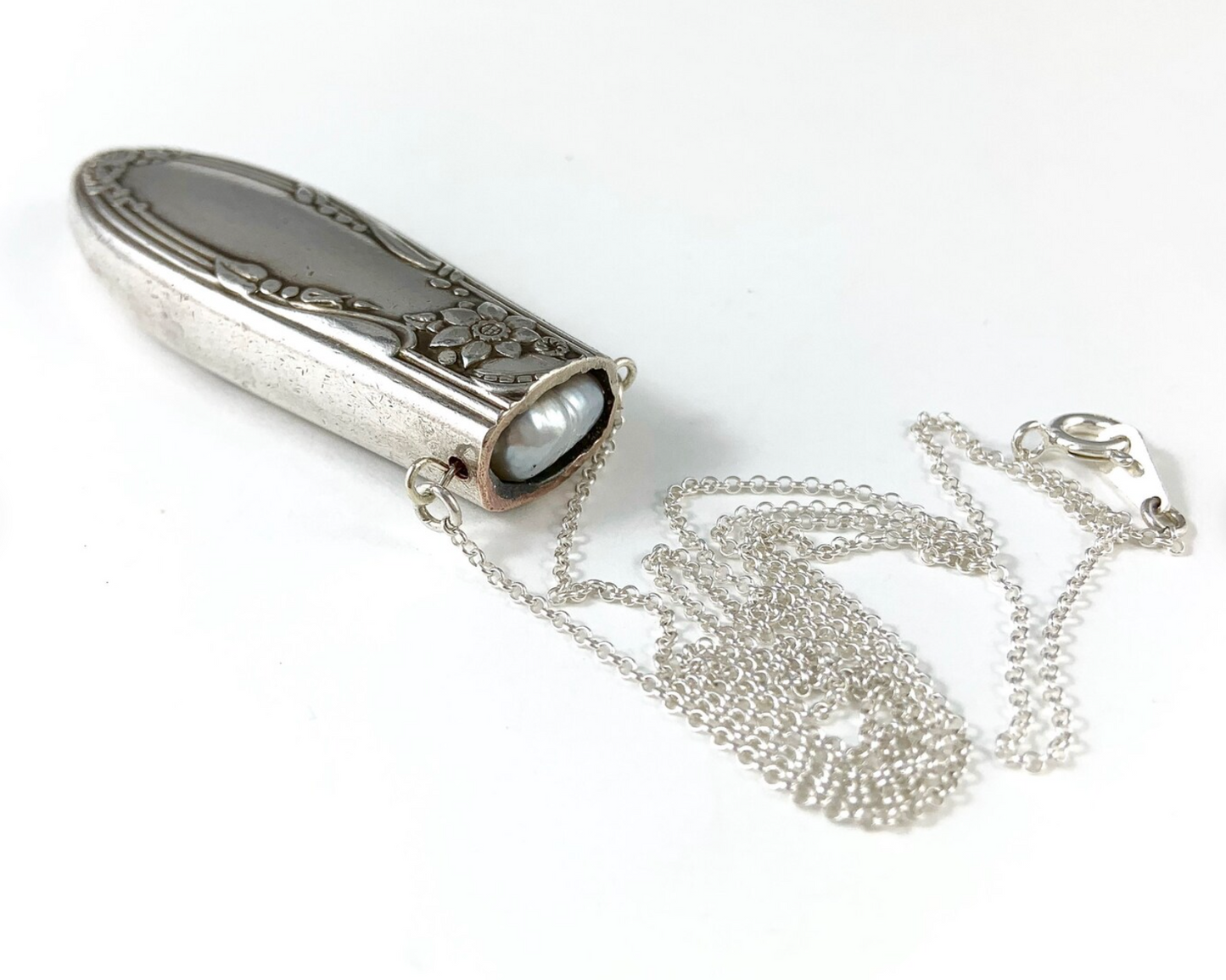 Pearl and Knife Necklace