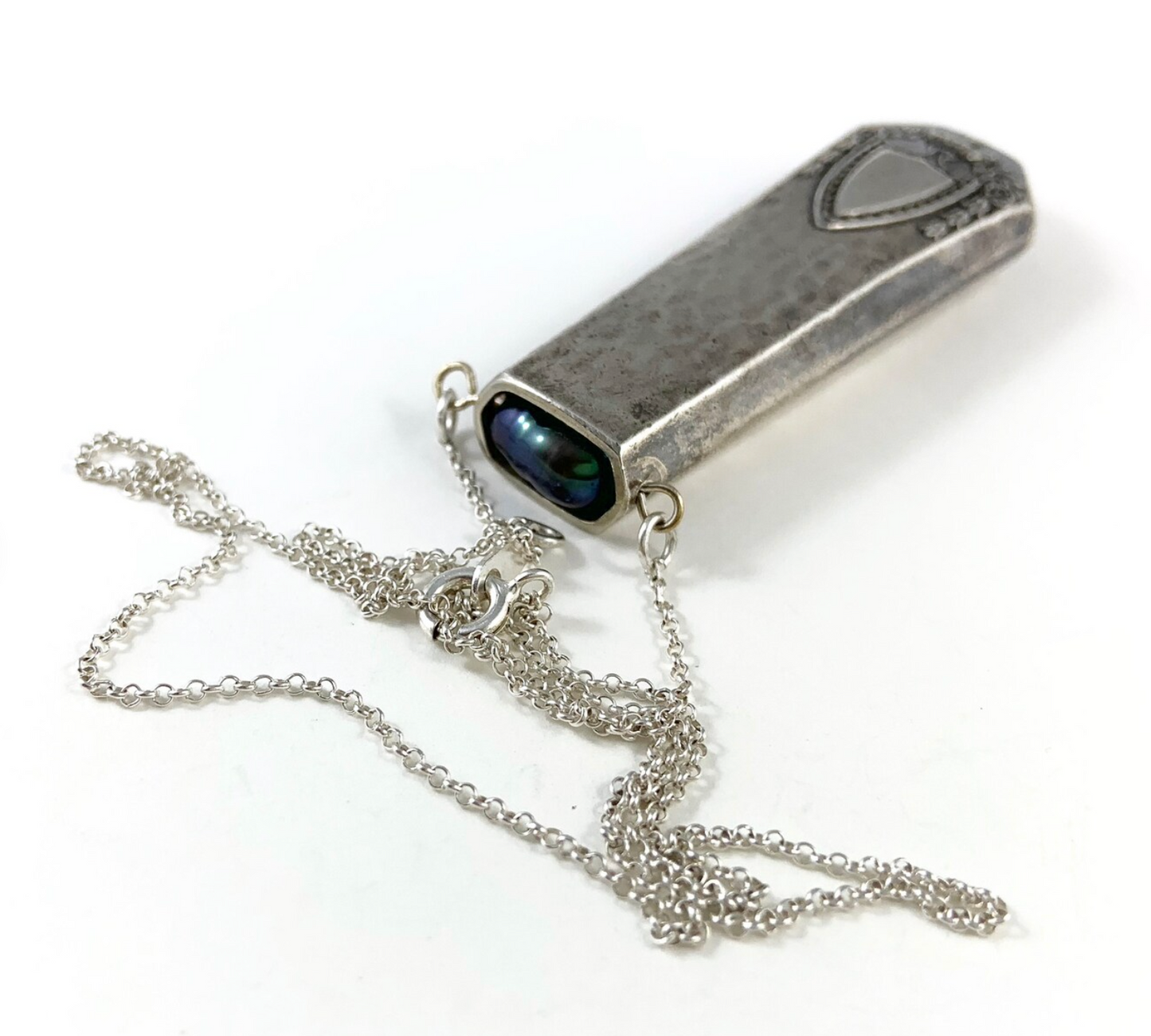 Pearl and Knife Necklace