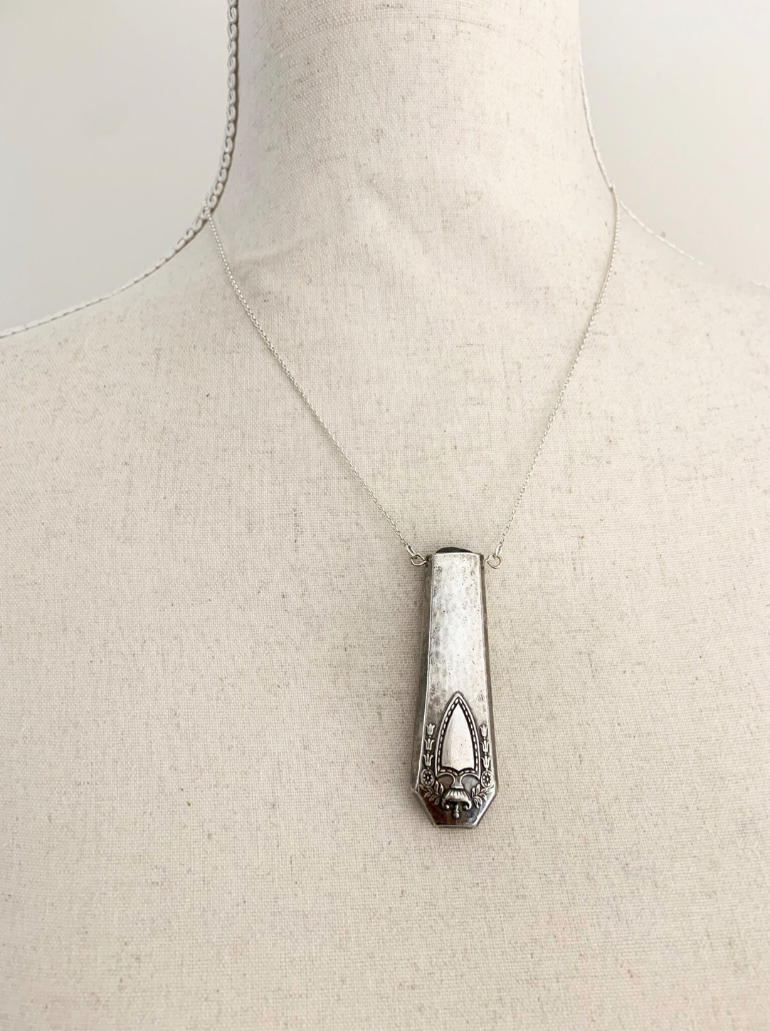 Pearl and Knife Necklace