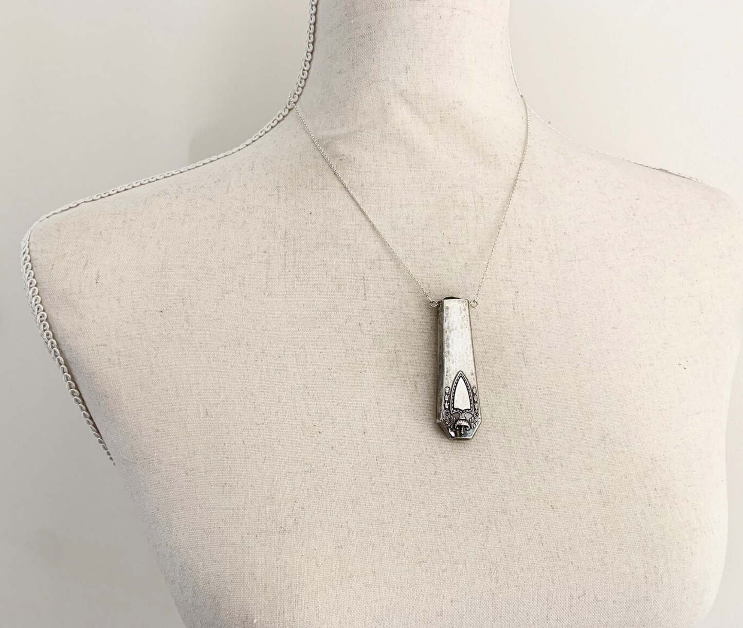 Pearl and Knife Necklace