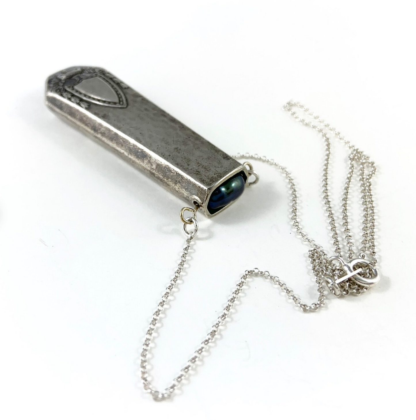 Pearl and Knife Necklace