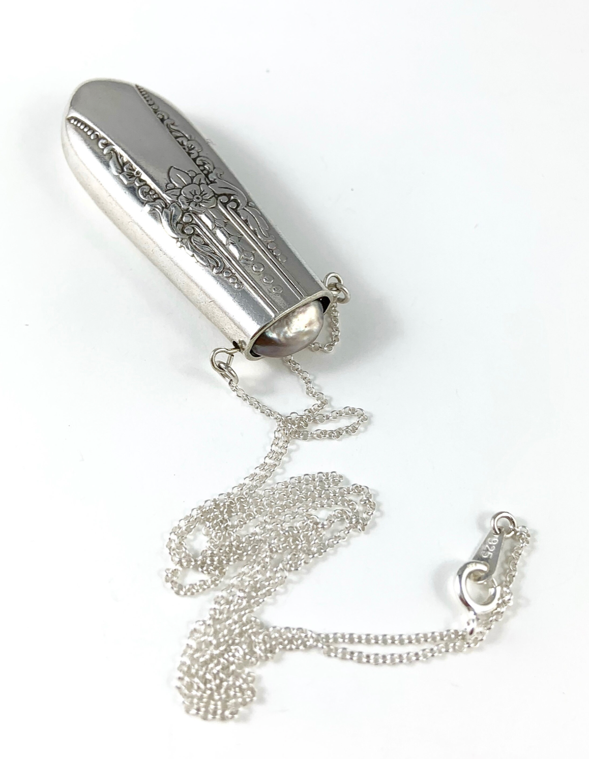 Pearl and Knife Necklace