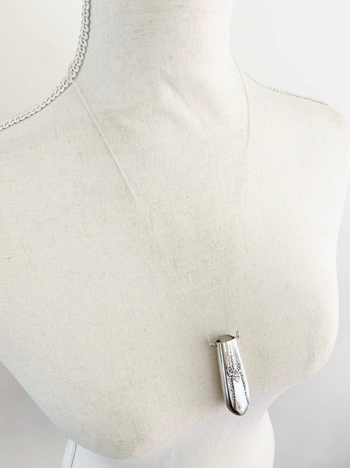 Pearl and Knife Necklace