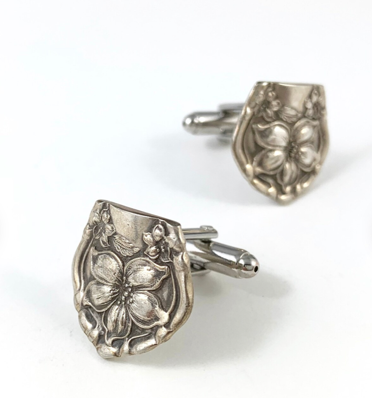 Vintage Silver Spoon Cufflinks