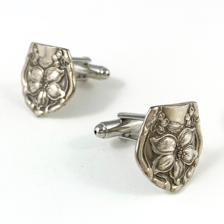 Vintage Silver Spoon Cufflinks
