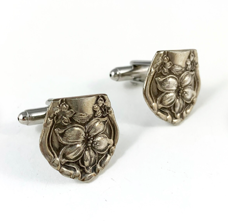Vintage Silver Spoon Cufflinks