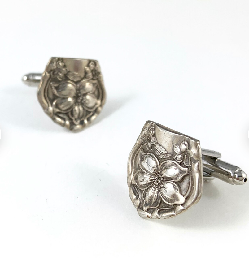 Vintage Silver Spoon Cufflinks