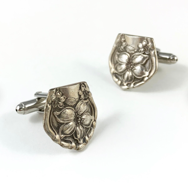Vintage Silver Spoon Cufflinks