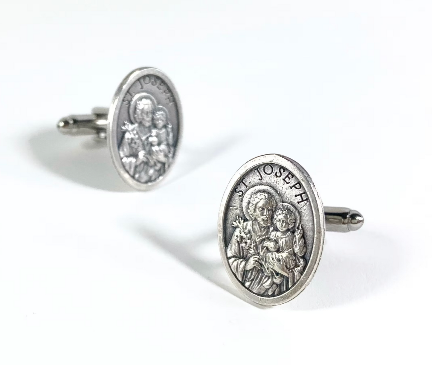 Saint Joseph Medal Cufflinks