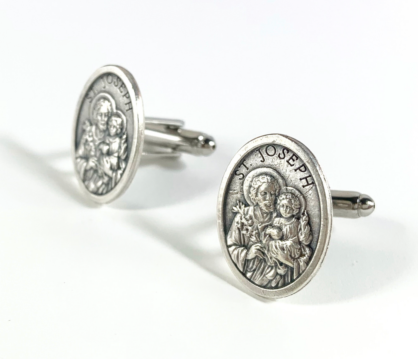 Saint Joseph Medal Cufflinks