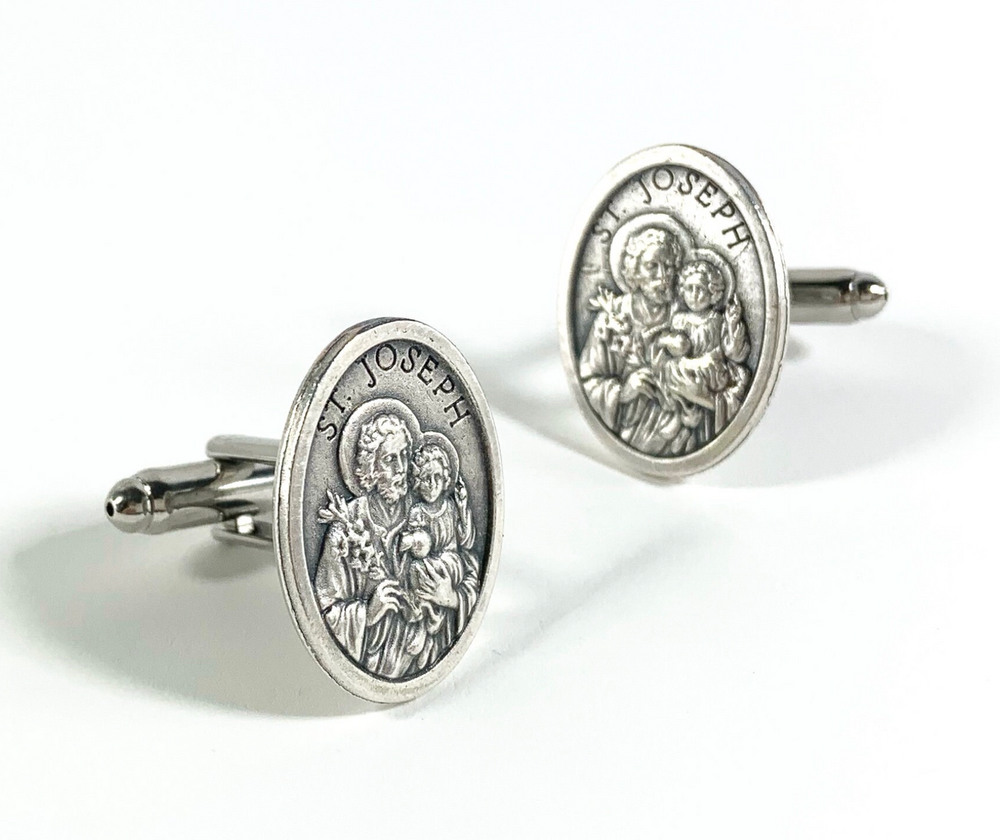 Saint Joseph Medal Cufflinks