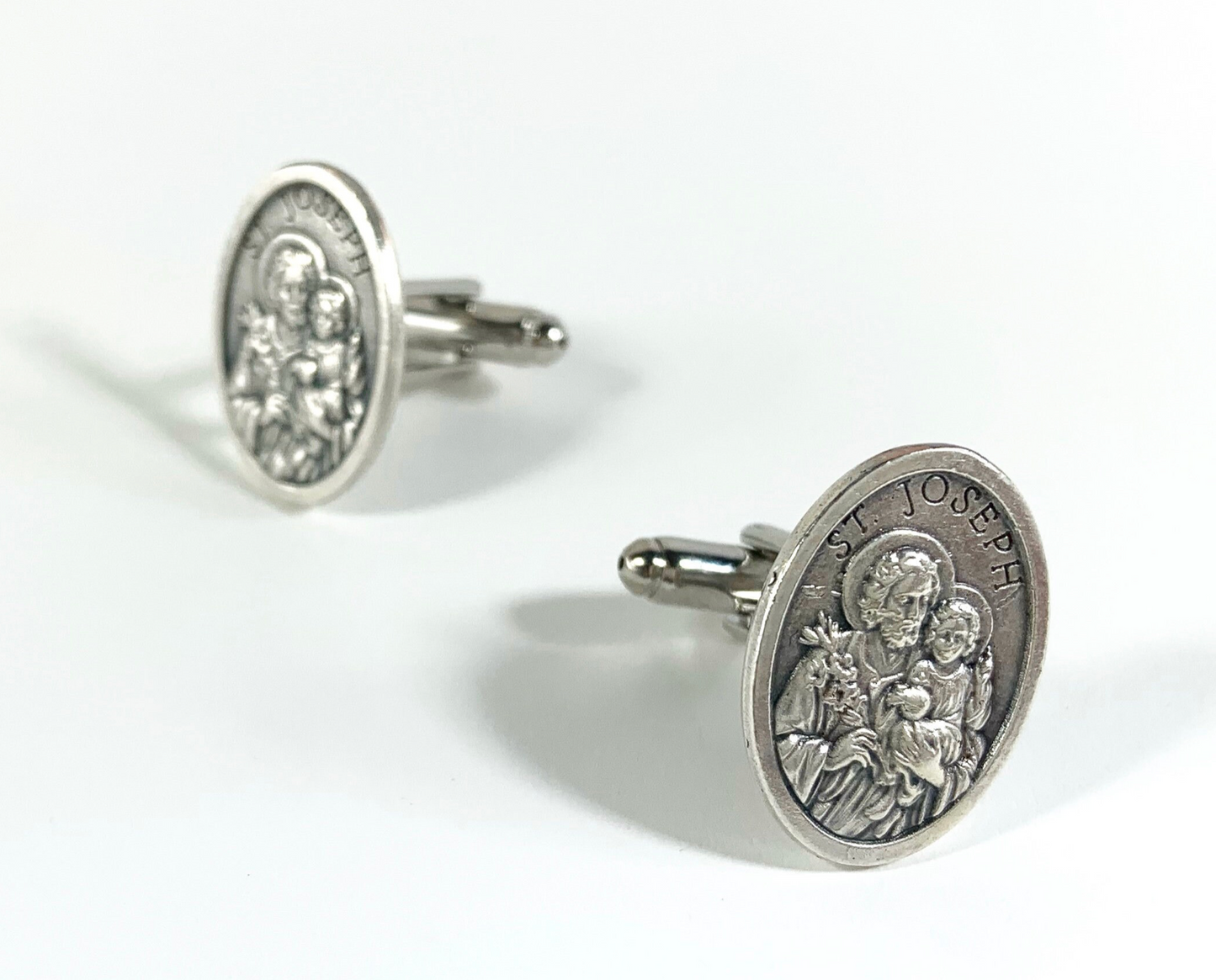 Saint Joseph Medal Cufflinks