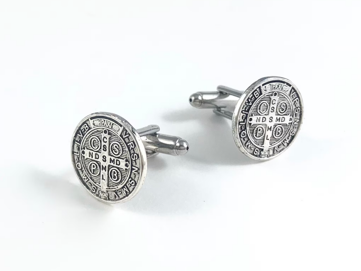 Saint Benedict Medal Cufflinks