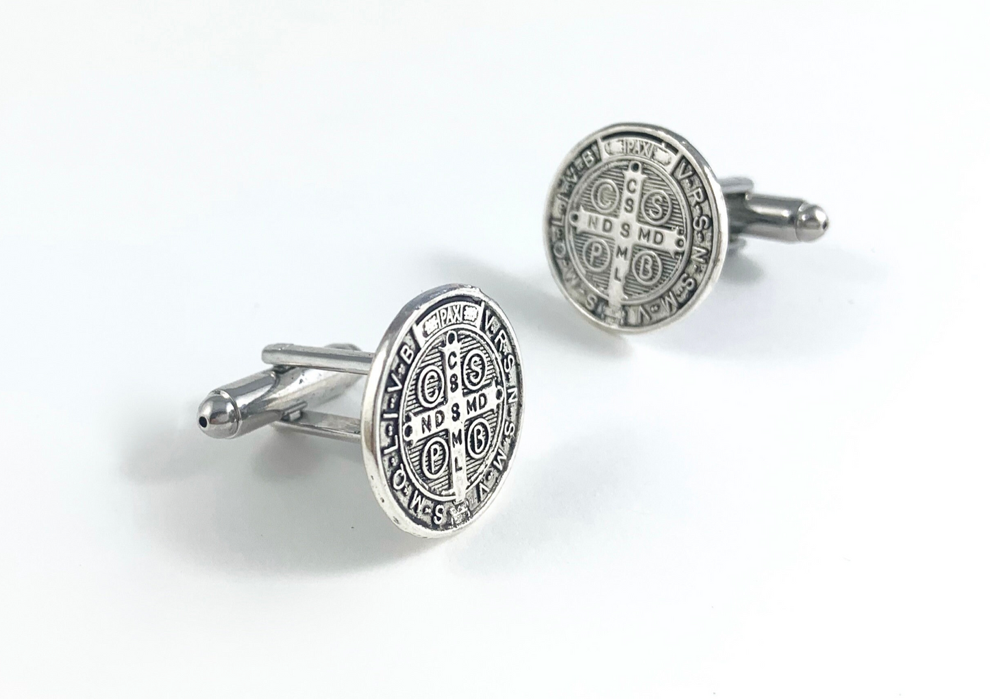 Saint Benedict Medal Cufflinks