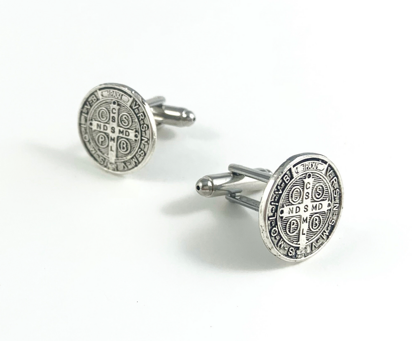 Saint Benedict Medal Cufflinks