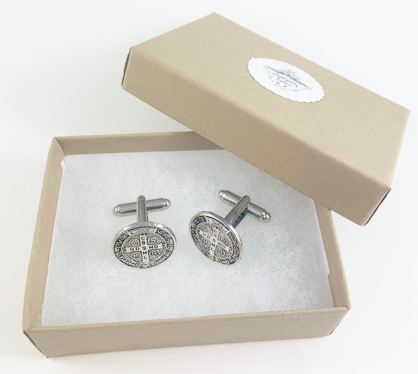 Saint Benedict Medal Cufflinks