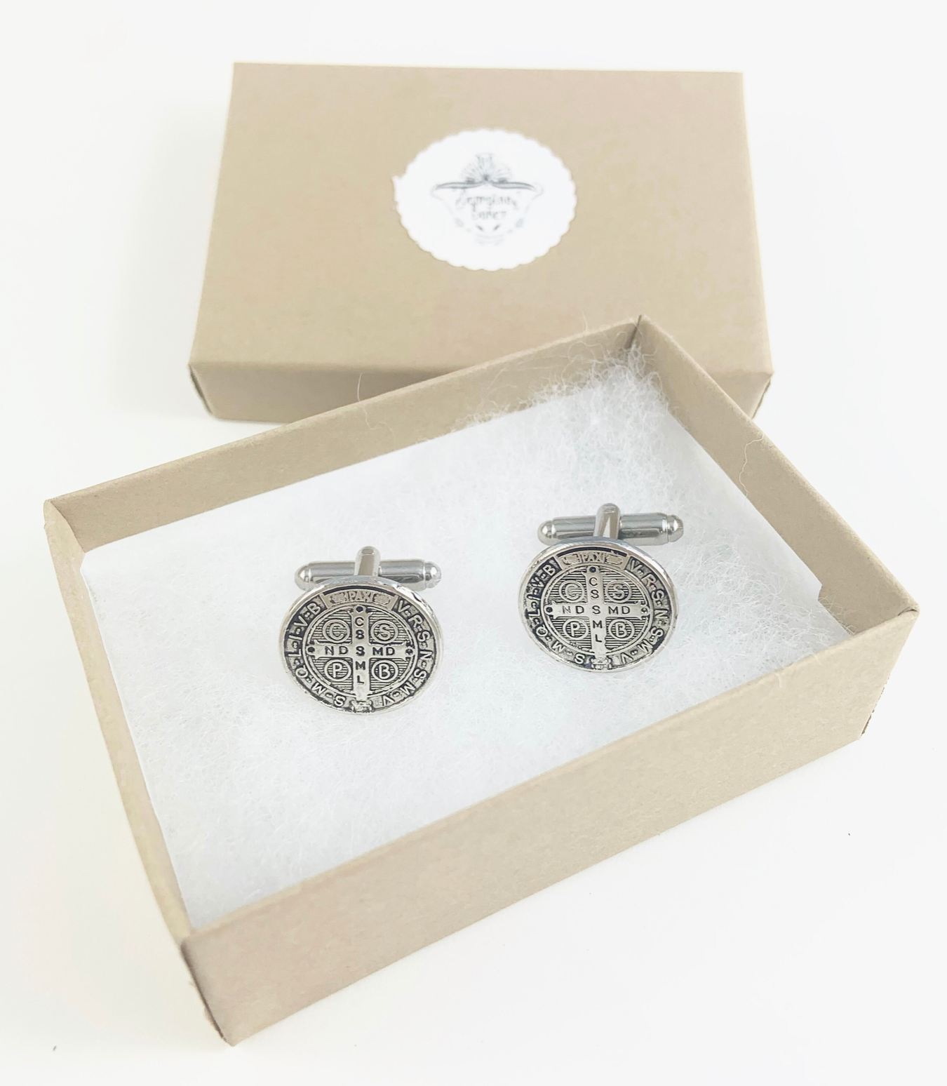 Saint Benedict Medal Cufflinks