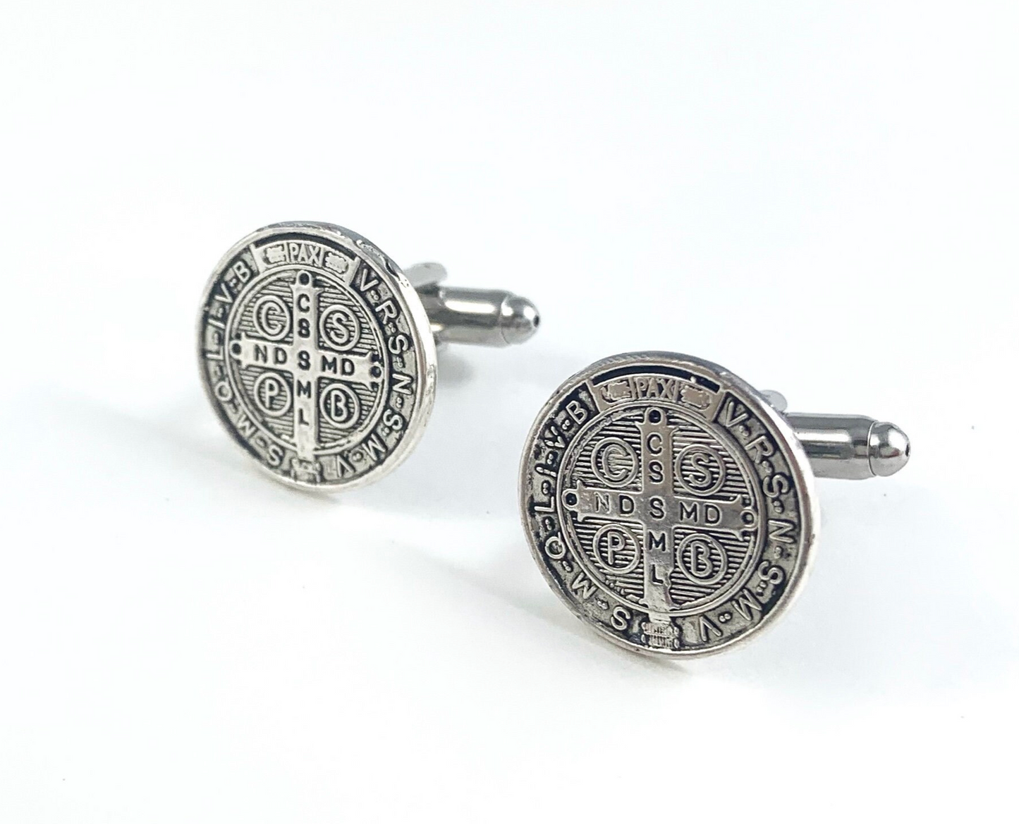 Saint Benedict Medal Cufflinks
