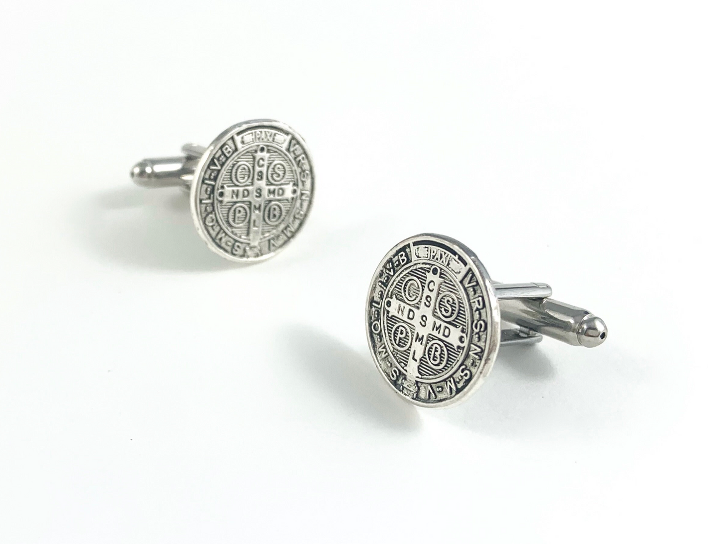 Saint Benedict Medal Cufflinks