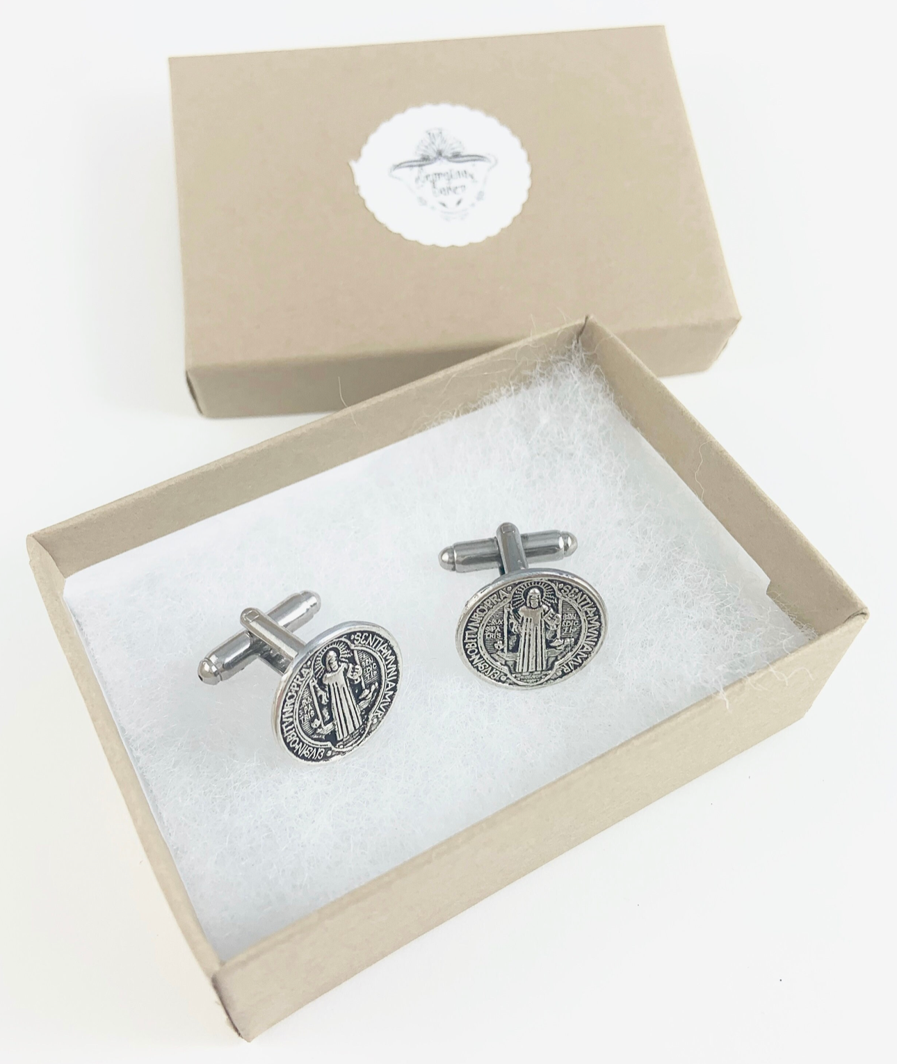 Saint Benedict Medal Cufflinks