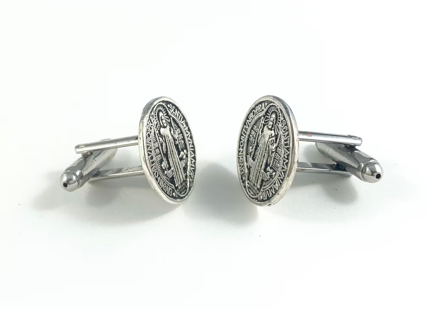 Saint Benedict Medal Cufflinks