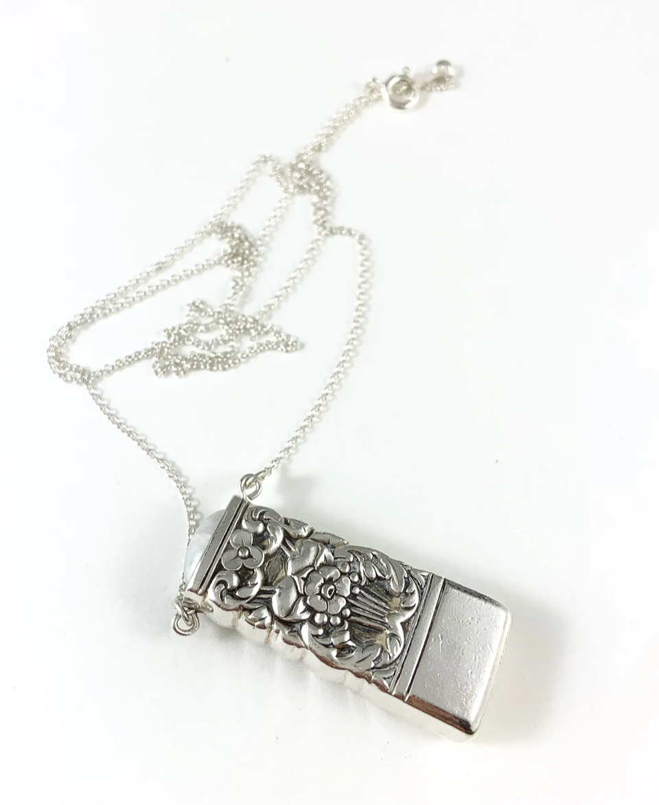 Pearl and Knife Necklace