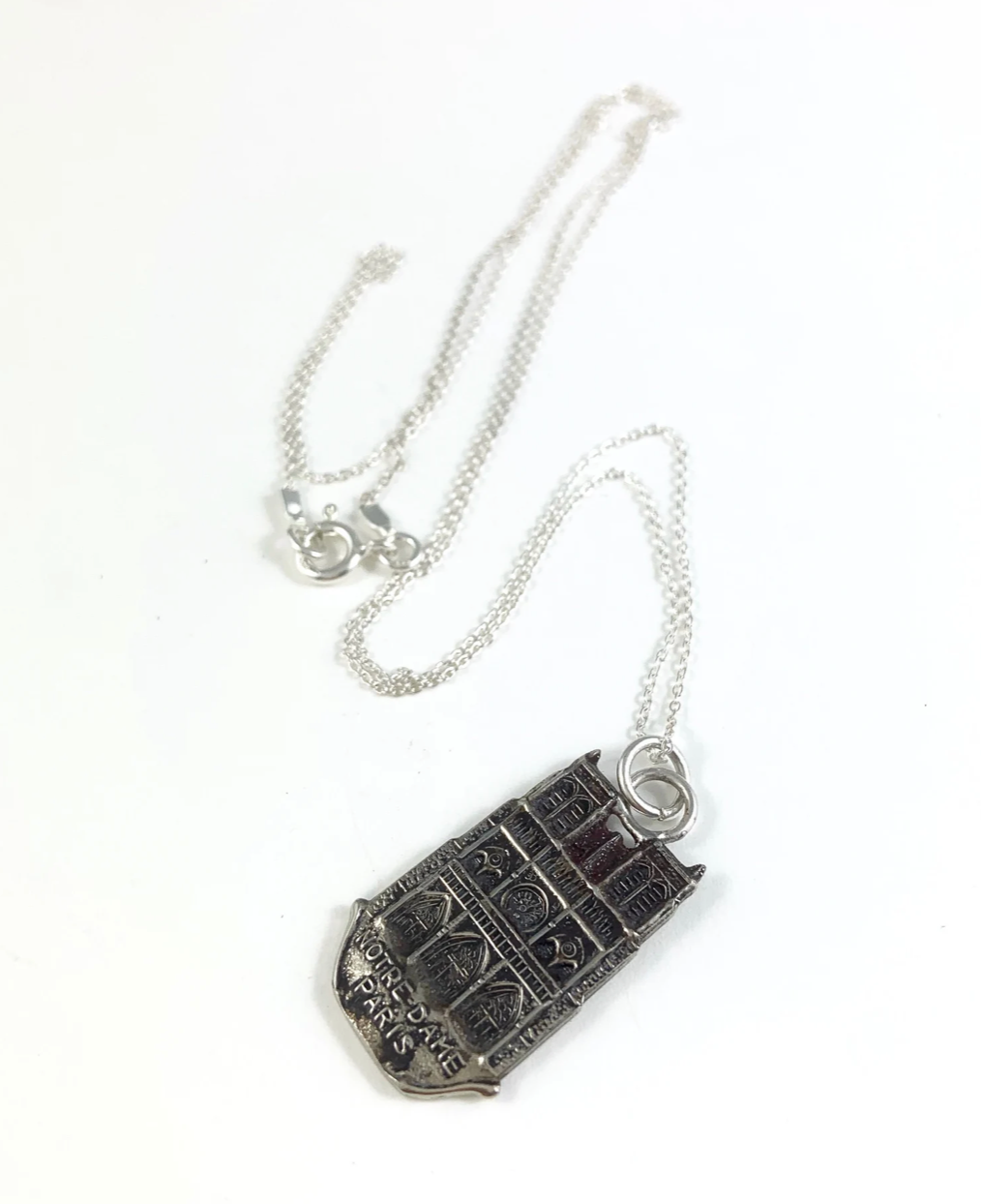 Paris Notre Dame Souvenir Charm Necklace