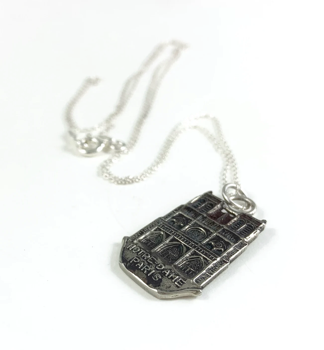 Paris Notre Dame Souvenir Charm Necklace